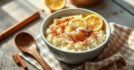 como fazer arroz doce