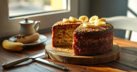 torta de banana